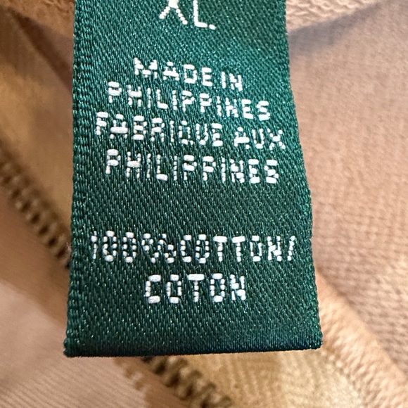 Ralph Lauren Beige Jacket with Metal Zipper - Picture 7 of 7